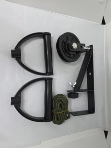 Polea de hombro para fisioterapia, ejercitador de rehabilitación de polea sobre la puerta para... - Imagen 1 de 5