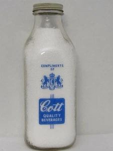 SSPQ Botella de Leche Cott Calidad Bebidas Lácteos Refrigerador Botella UBICACIÓN Azul - Imagen 1 de 1