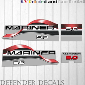 Mariner 5 hp Two Stoke 1996-1998 outboard engine decal sticker set reproduction - Picture 1 of 1