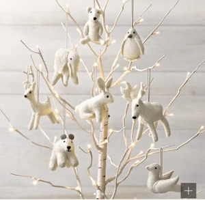 Restoration Hardware Baby Child Animal Felt Ornament NWT sold out HTF - Picture 1 of 3