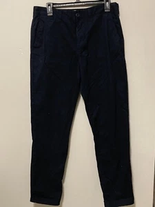 H&M L.0.G.G dark navy blue pants men 30W 30L - Picture 1 of 5