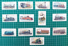 Wills's Cigarette Cards - Train Engines/ Rolling Stock c 1900 Pt set 13 Cards