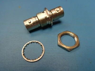 (1) KC-99-54 KINGS COAX BNC JACK 50 OHM BULKHEAD BAYONET CONNECTOR 500V - Image 1 of 2