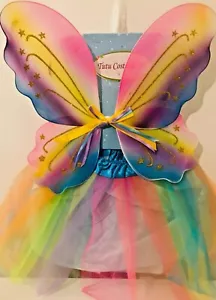 2 PC TUTU COSTUME SET: RAINBOW, PINK, GREEN - Picture 1 of 9