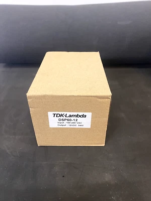 Fuente de alimentación de riel DIN TDK-Lambda DSP60-12 12V 4.5A 54W AC-DC FUENTE DE ALIMENTACIÓN INDUSTRIAL NUEVA Foto 1 de 2