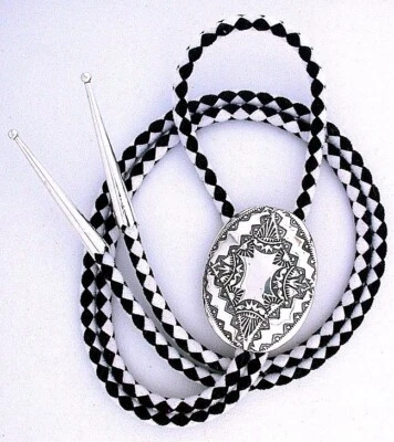 Corbata y puntas Navajo Southwest Concho de plata esterlina de 1 1/2 pulgada B30A8 Foto 1 de 4