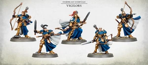 Warhammer AoS Stormcast Eternals Vigilors (5) NO BOX - Picture 1 of 2