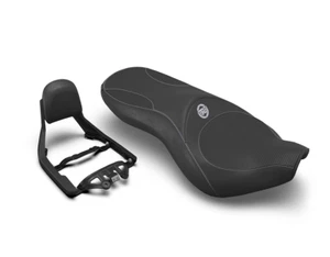 Passenger Backrest and touring seat combo Fit for Royal Enfield Super Meteor 650 - Picture 1 of 4
