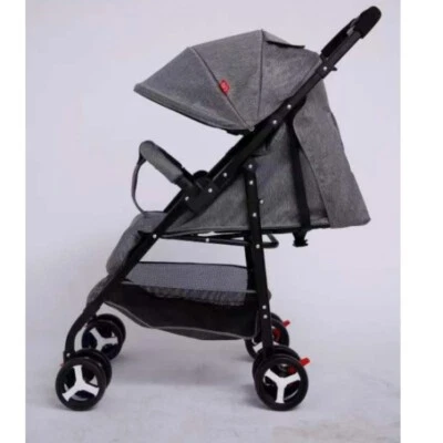 Pram Newborn Baby Reversible Buggy Set Travel System with Seat Folding Pushchair - Image 1 of 4