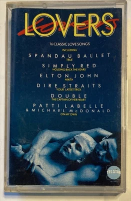 1986 VARIOUS ARTISTS CASSETTE - LOVERS 16 CLASSIC LOVE SONGS - TELSTAR STAC 2279 - Image 1 of 2