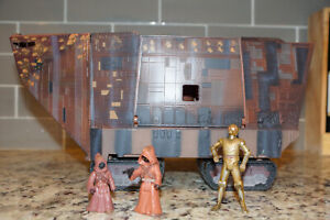 Star Wars SANDCRAWLER Hasbro The Original Trilogy Collection with Figures Loose