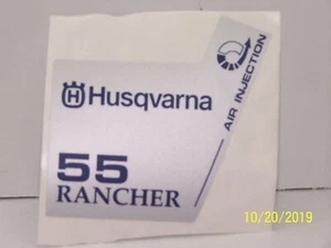 Husqvarna 55 Air Injection Chainsaw Decal! - Picture 1 of 1