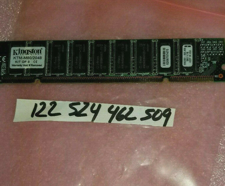 Kingston   2GB   KIT    FOR    IBM    RISC   SYSTEM      KTM-M80/2048 - Image 1 of 1
