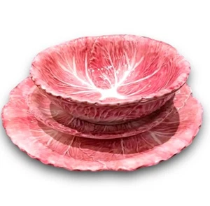 -38% Plato de cena Les Ottomans x1 Radicchio rojo diámetro 30 cm NUEVO 64,00 £ RRP - Imagen 1 de 24