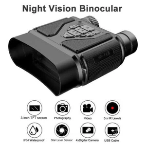 Digital Night Vision Goggles Binoculars Outdoor Hunting Dark Infrared Binoculars - Bild 1 von 12