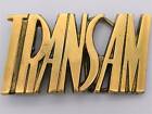 Transam Solid Brass 1970S Vintage Belt Buckle