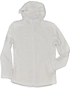 White Sierra Women's Cozy Fleece Snow Ski Hooded Full Zip Jacket Cloud, M or 1X - Picture 1 of 3
