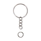 100pcs Keychain Keyring Split Jump Rings Loose Ring Mpib Tr Flo2_bf