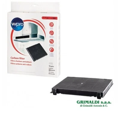 FILTRO CARBONE ATTIVO TYPE 242 PER CAPPA ASPIRANTE WPRO 484000008777 ORIGINALE