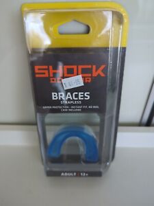 Shock Doctor | Adults Braces Mouthguard (Blue) For Ages 12+. New In Original Box