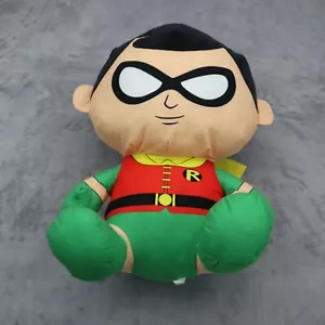 Juguete de superhéroe de peluche Robin de la Liga de la Justicia de DC Comics Toy Factory - Imagen 1 de 19