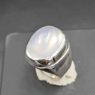 Natural Dur Al Najaf Stone Ring Dur e Najaf Ring Shia Rings Najaf Stone White  - Image 1 of 4