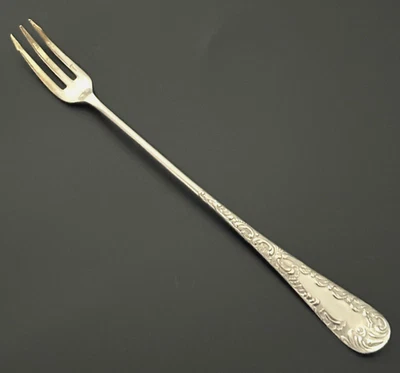 Антикварная дополнительная монетная пластина Oneida 1900 TACOMA 8 дюймов рассол/оливковая вилка без моно - Изображение 1 из 4