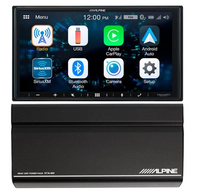 Alpine iLX-W650 Stereo + Alpine KTA-450 Amplifier | Car Audio Package - Image 1 of 4