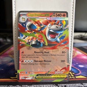 Mega Camerupt EX 022/132 Holo Pokemon Mega Evolutions - Picture 1 of 2