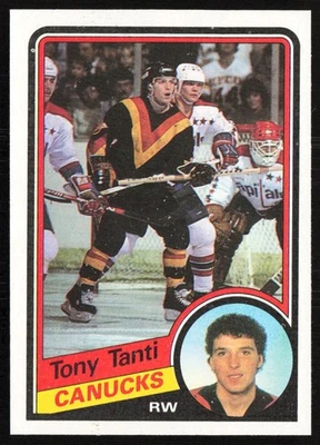 1984-85 Topps Tony Tanti Vancouver Canucks #141 - Image 1 of 2