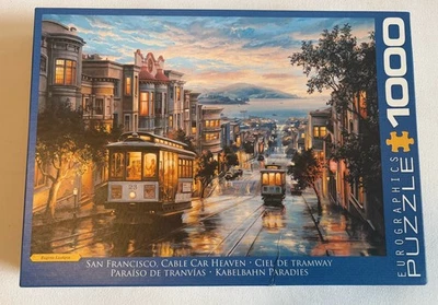 Eurographics San Francisco Cable Car Heaven, 1000 piece puzzle, Eugene Lushpin - Image 1 of 4