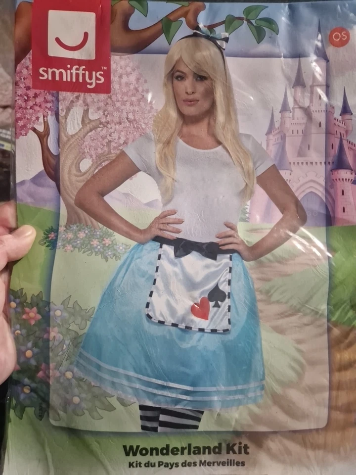 Déguisement fantaisie fille style Alice Wonderland conte de fées TAILLE UNIQUE - 6 - Photo 1/1