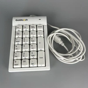 Goldtouch USB Numeric Keypad GTC-0033 Wired White 22-Key External Numpad w/Hub - Photo 1/6