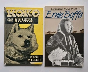 Lot Of 2: KOKO & THE ESKIMO DOCTOR HC VTG + ERNIE BOFFA CANADIAN BUSH PILOT PB - Foto 1 di 24