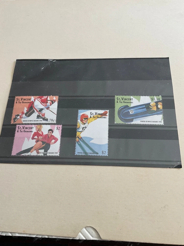 St.Vincent 1998 Winter Olympics 4 values SG3933/34/55/56 MNH - Image 1 of 1