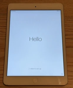 Apple iPad Mini 1st Generation WiFi And GSM White And Silver - Picture 1 of 6