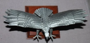 Vtg 1980 HUDSON PEWTER Statue AMERICAN EAGLE By H. WILSON - Picture 1 of 7