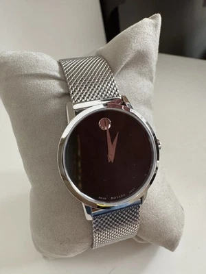 Reloj de pulsera Movado Museum clásico de 28 mm de acero inoxidable para mujer Foto 1 de 4