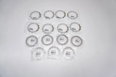 KX250 Clutch Plates OEM Fiber (8) Steel (7) Plate  Kawasaki KX250 08-20 T5 - Image 1 of 4
