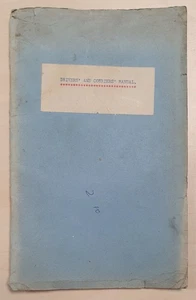 Drivers And Couriers Manual Vintage. Ref00103 - Picture 1 of 4