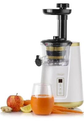 Omega JC3000SV13W Cold Press 365 Compact Masticating Vertical Juicer - White - Image 1 of 4
