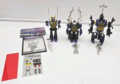 G1 Vintage 1983 Transformers Insecticons x3 Bombshell Schrapnel and Kickback  - Image 1 of 4