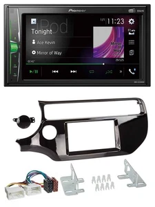 Pioneer 2DIN MP3 DAB USB Bluetooth Autoradio für Kia Rio UB ab 15 piano-schwarz - Bild 1 von 6