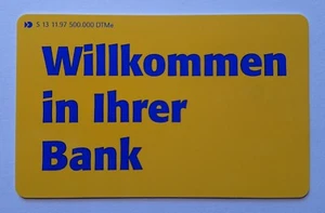 Telefonkarte Telefonwertkarte Sammelkarte Postbank AG Willkommen in Ihrer Bank - Picture 1 of 2