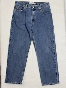 Levis 550 Jeans Mens 34x30 Blue Relaxed Fit Medium Wash 90s Y2K Style - Picture 1 of 6