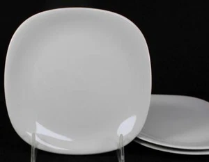 Block Transition White Set of 3 Bread and Butter Plates 214392 - Picture 1 of 3
