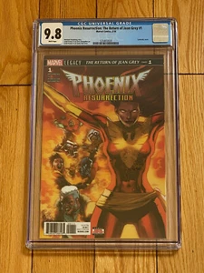 Phoenix Resurrection: The Return of Jean Gray #1 CGC 9.8 Lenticular Cover - Picture 1 of 2