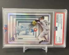 Roki Sasaki 2022 Bowman NPB 3D Insert #3DB-2 PSA 10 Gem Mint Marines Chiba Lotte