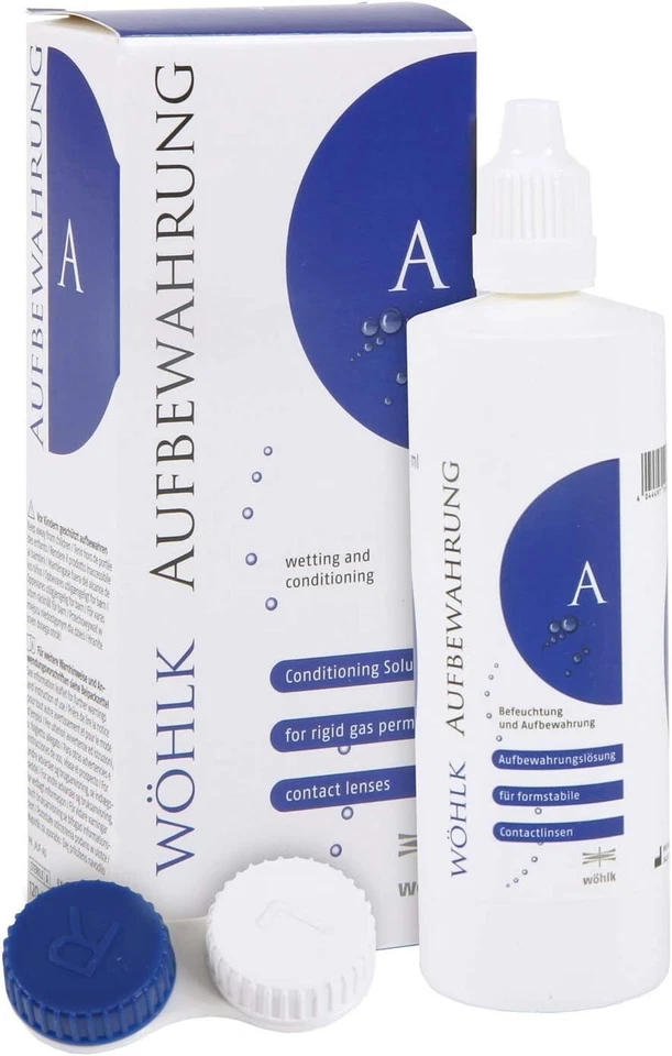 WÖHLK CONTACTLINSEN GMBH WÖHLK Aufbewahrung - Hochwertige Konservierungslösung für harte Linsen, 120 ml