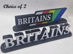 Britains Toys Tractor - 3D Shop Display Collection Sign Collectors Display - Picture 1 of 7